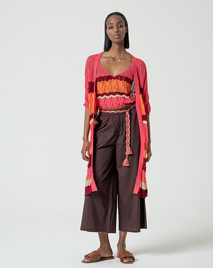 Crochet Strap Top Multi