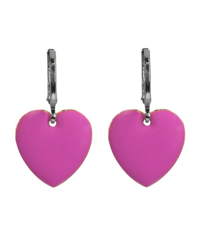 Crocus Pink hartjes zilver