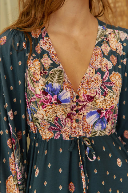 Estella Print Teresa Maxi Dress