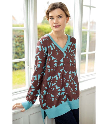 Daneclub Jaquard   Dark Merlot/Grey Duck