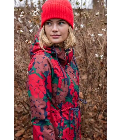Danenora Winter Parka   DK/Red/Maxi Berry