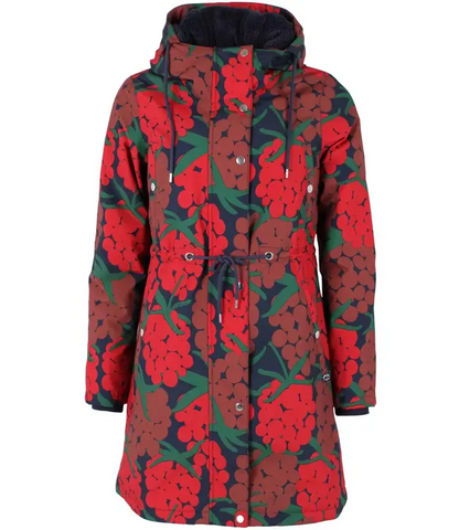 Danenora Winter Parka   DK/Red/Maxi Berry