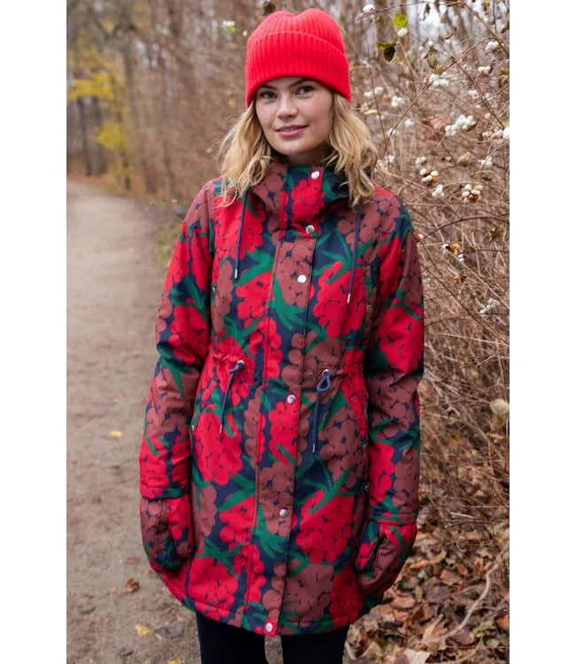Danenora Winter Parka   DK/Red/Maxi Berry