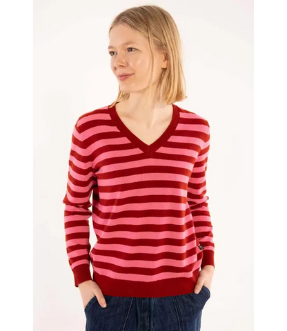 Danesaint Merino wool  Dark Rust- Spicy Pink