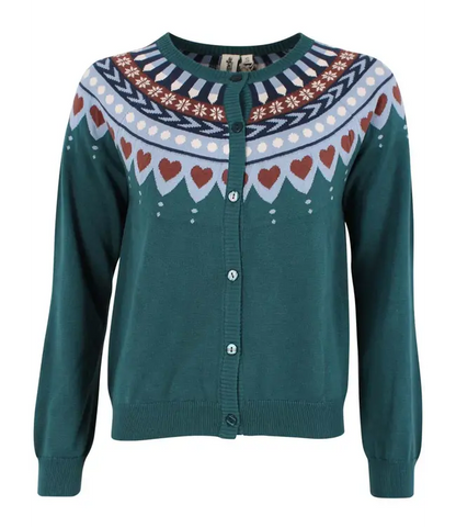 Danesweetheart Cardigan  Dark Slate