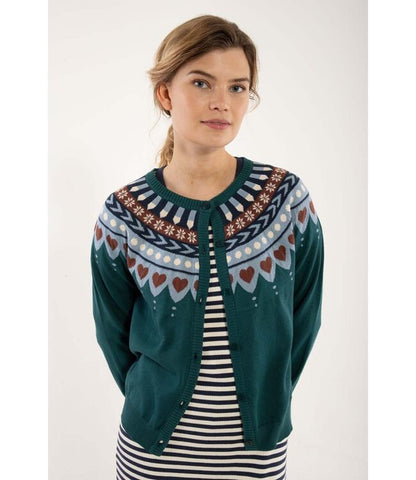 Danesweetheart Cardigan  Dark Slate