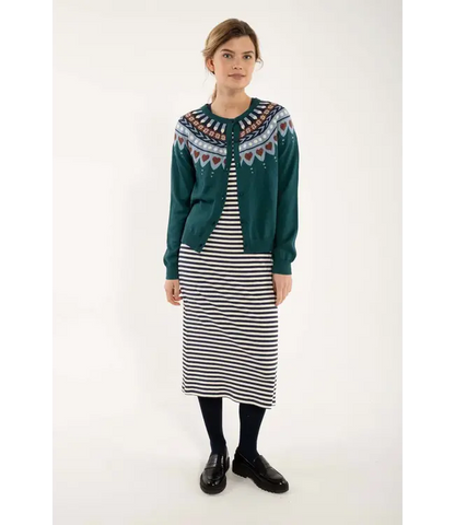 Danesweetheart Cardigan  Dark Slate