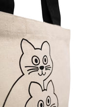 Tote Bag Cute Cats - Duurzaam - met rits