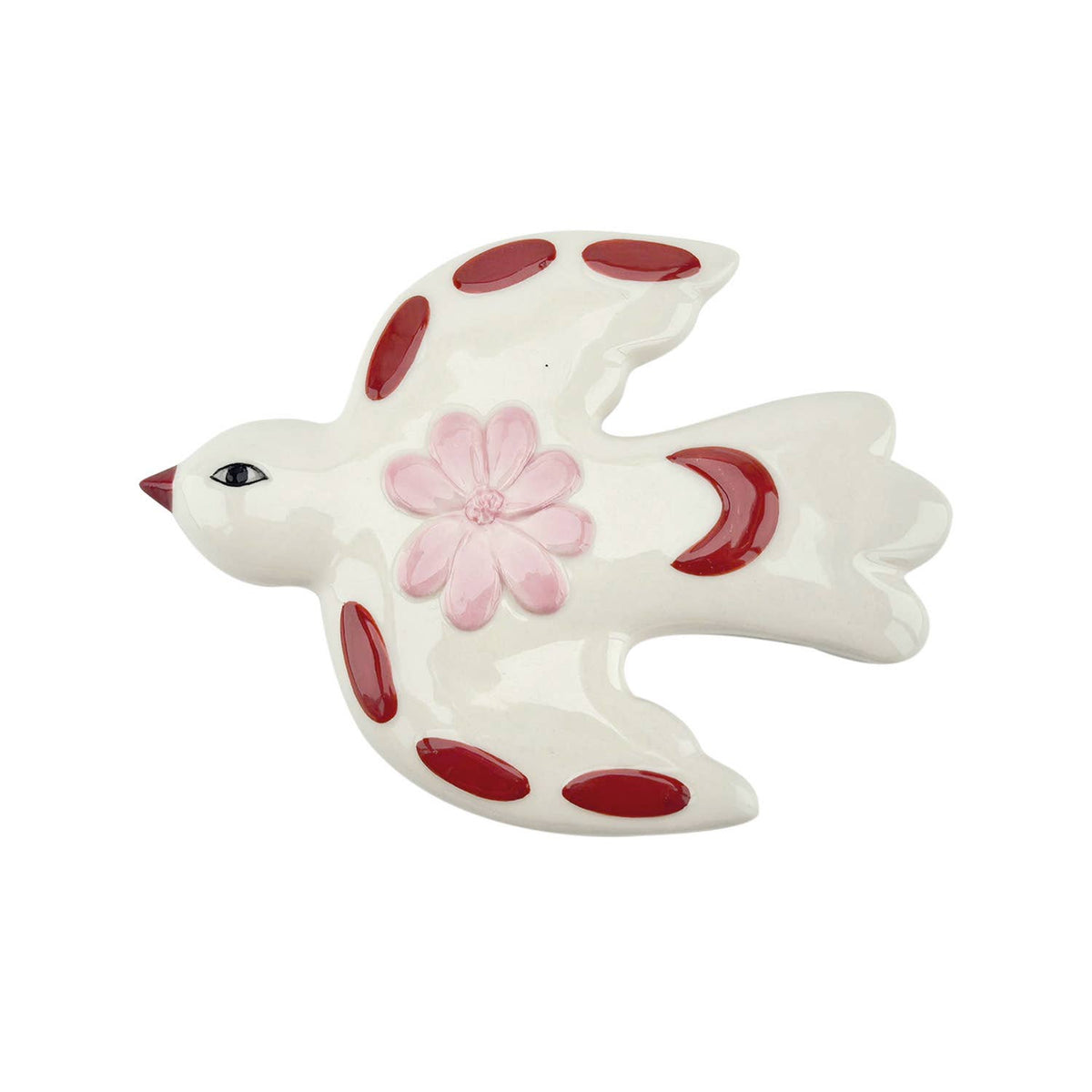 PRE ORDER Wall decoration bird mm pink flower