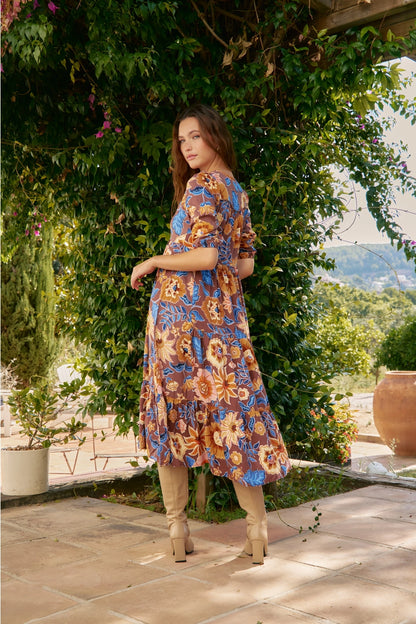 TIERRA PRINT EVE MIDI