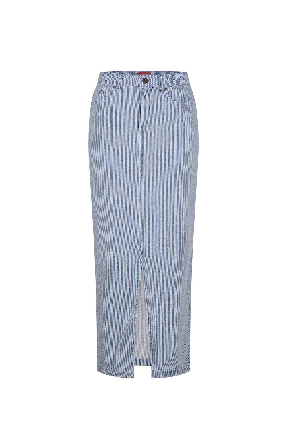 Emmy Long Skirt Denim Stripe