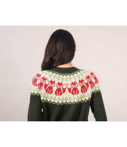 Fairisle Fox Sweater S/10