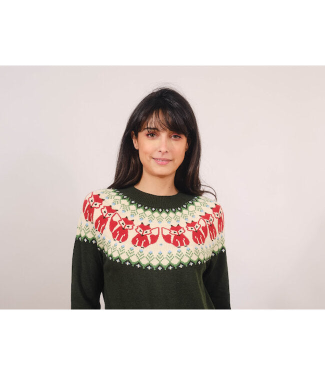 Fairisle Fox Sweater S/10