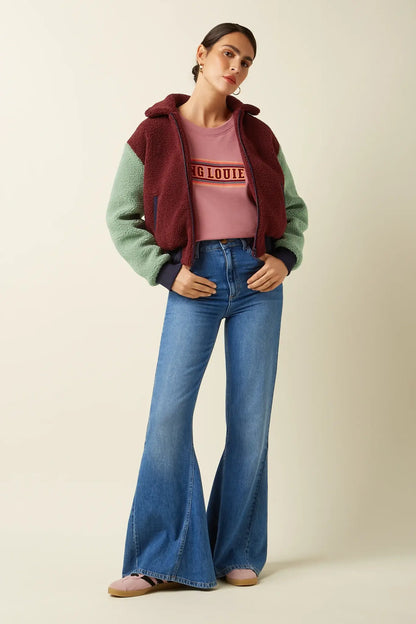 Fay jacket Teddy  Beet Red