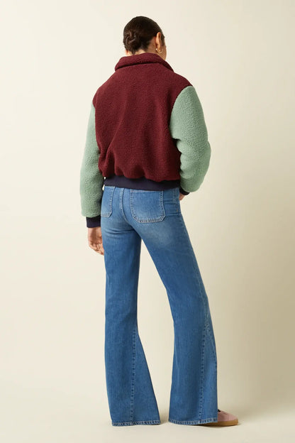 Fay jacket Teddy  Beet Red