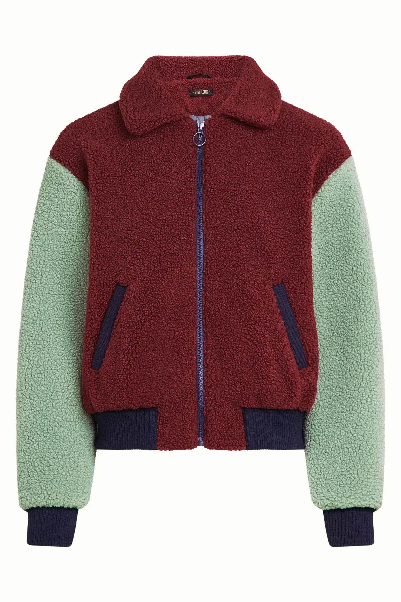 Fay jacket Teddy  Beet Red