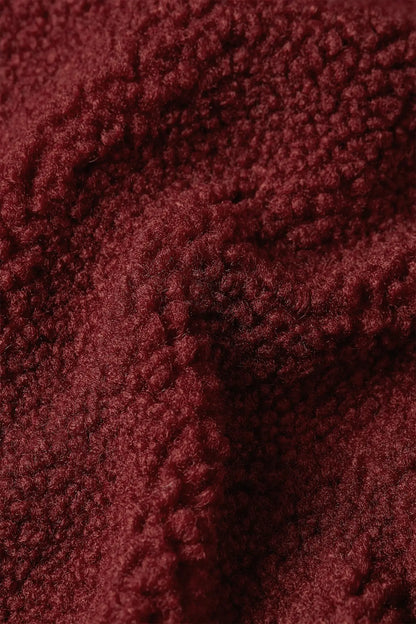 Fay jacket Teddy  Beet Red