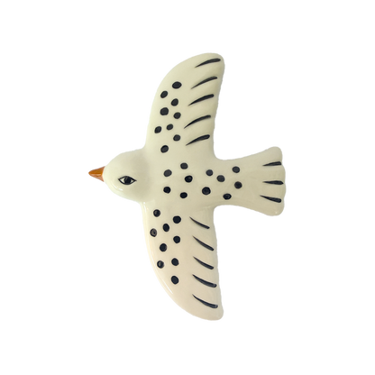 PRE ORDER White large bird wall decoration