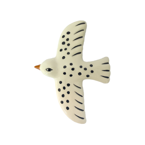 PRE ORDER White large bird wall decoration