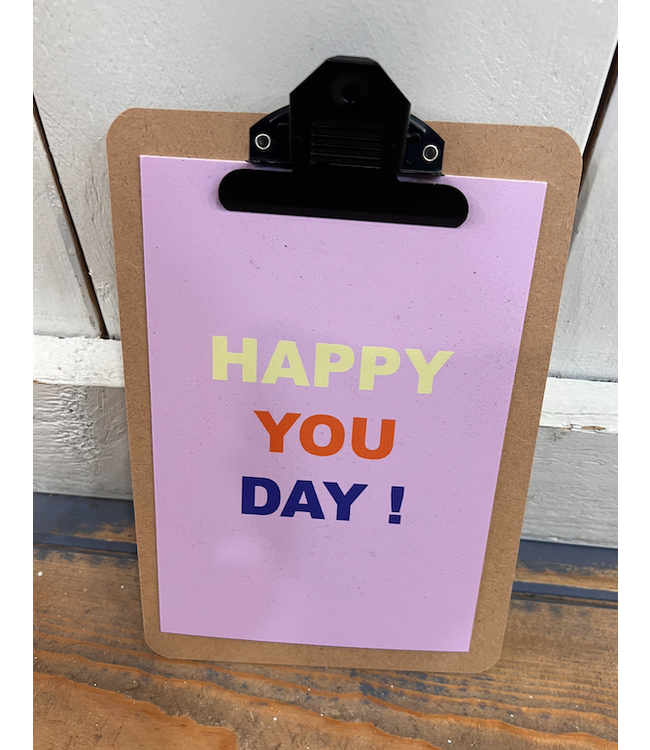 Forex Kaart inclusief klembord Happy You