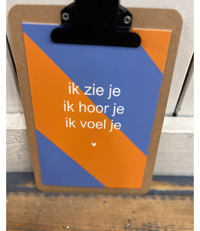 Forex Kaart inclusief klembord Ik zie je