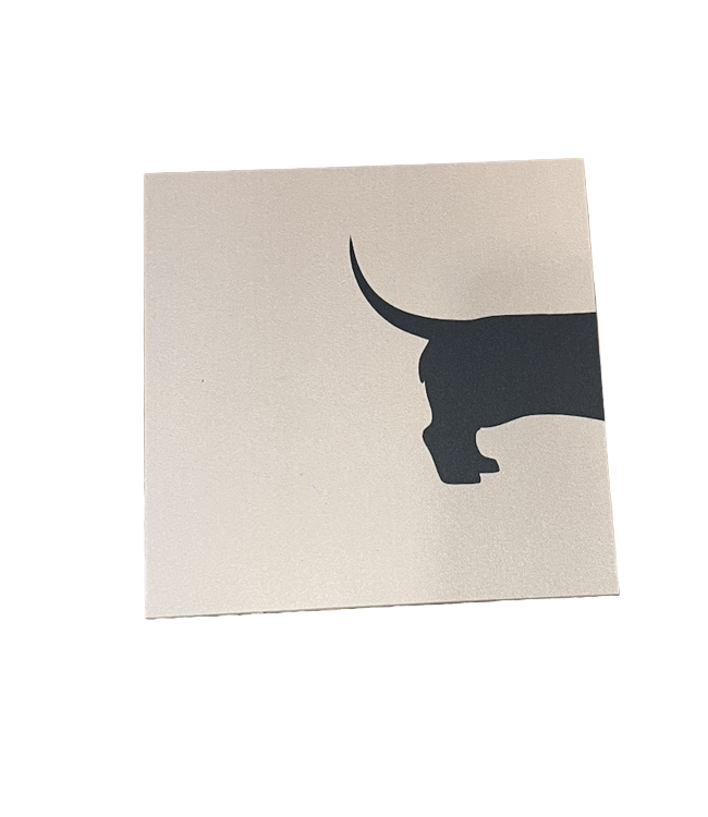 Forex Tegeltje Teckel achter