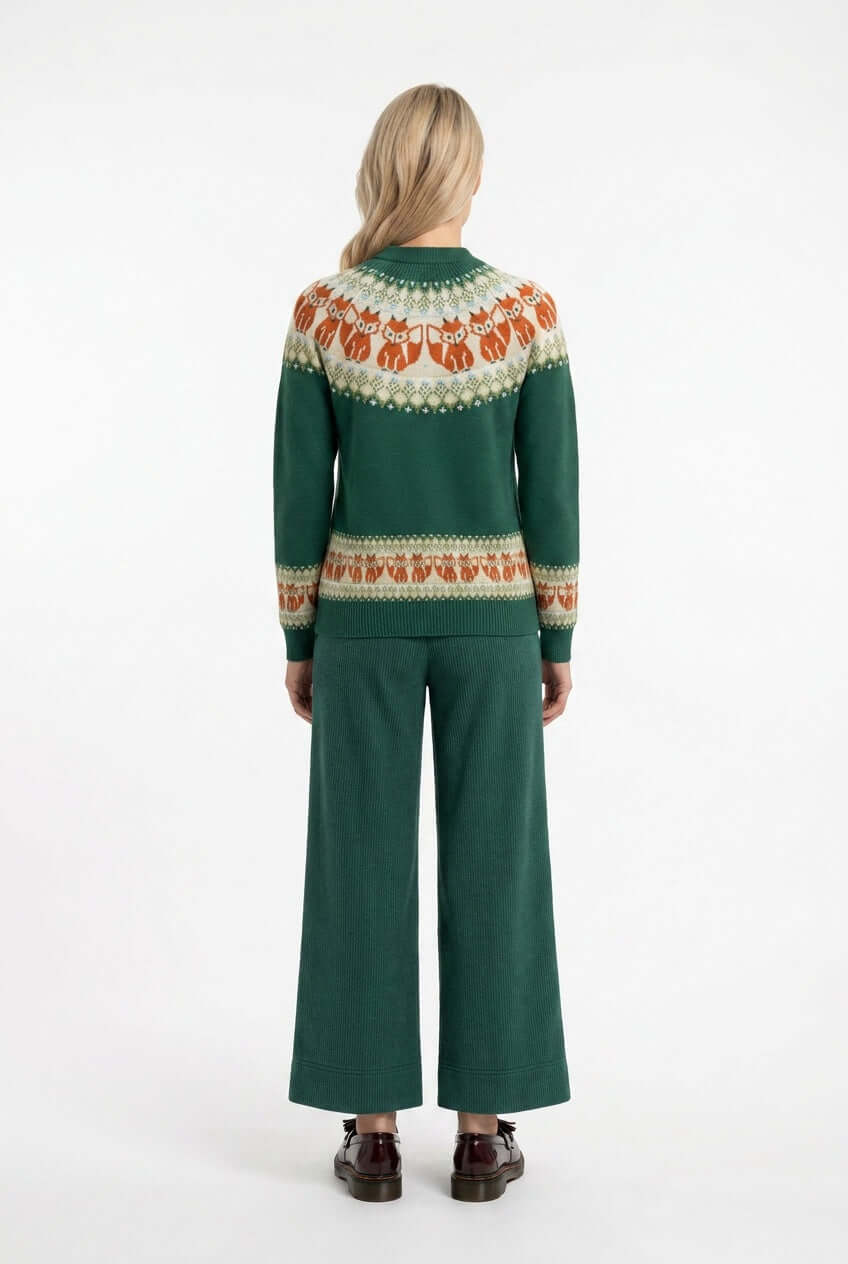 Fairisle Sweater - Fox - SoMuch Fashion