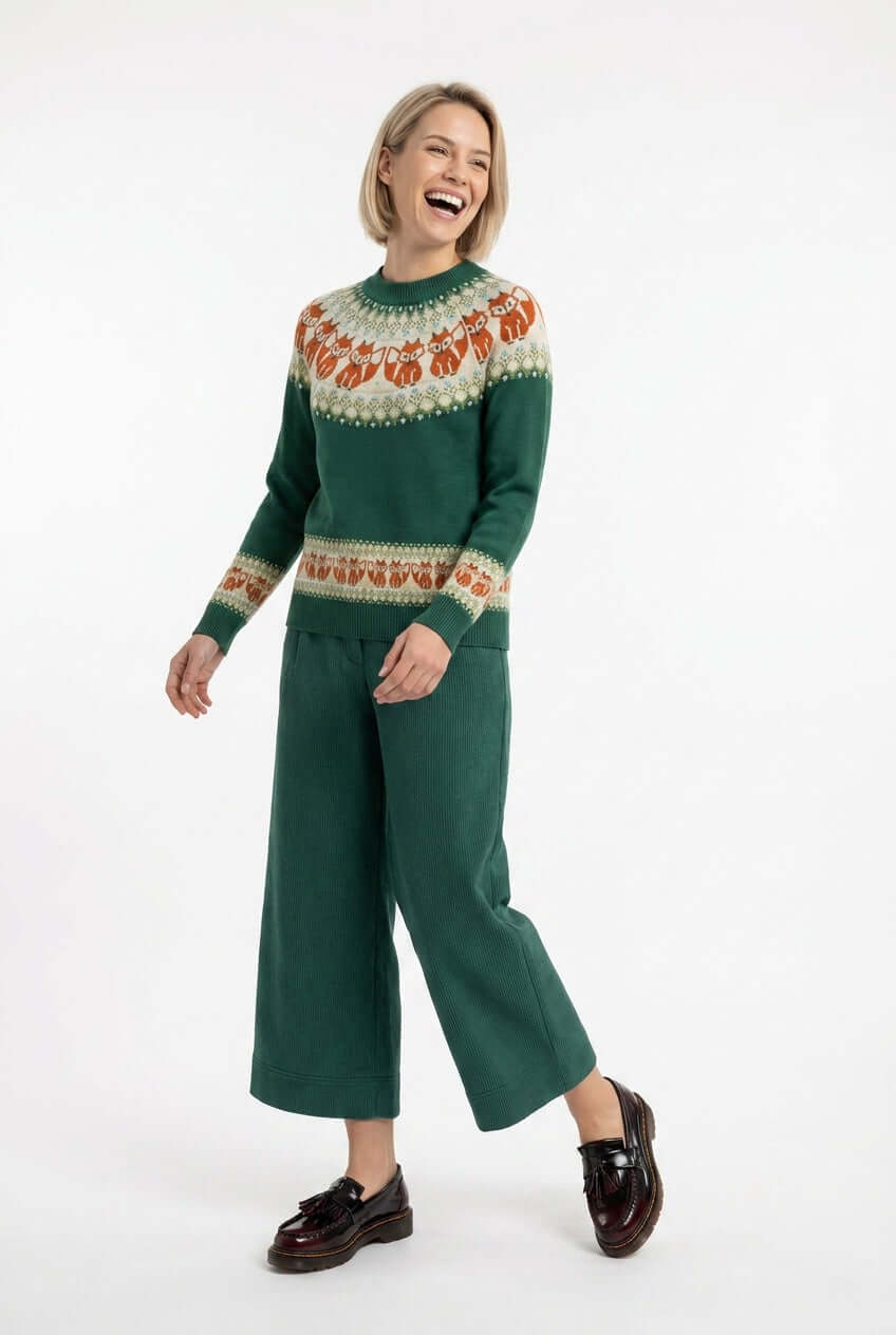 Fairisle Sweater - Fox - SoMuch Fashion