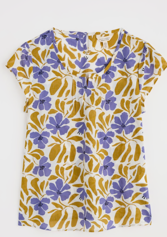 Garden GateTop Leafy Floral Chalk Pear