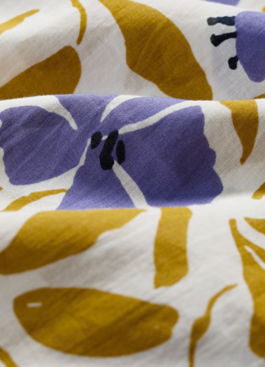 Garden GateTop Leafy Floral Chalk Pear