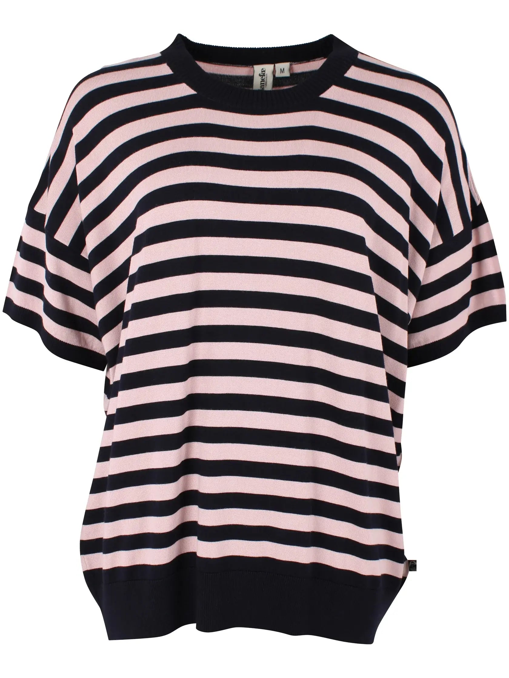 Danesolbad Viscose Tee Navy/Rose Beige