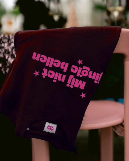 Kersttrui mij niet jingle bellen burgundy - SoMuch Fashion