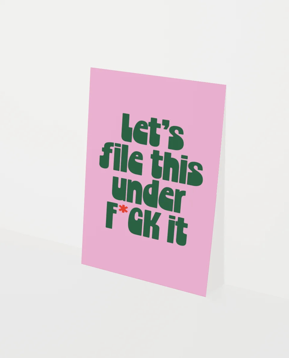 Let's file this