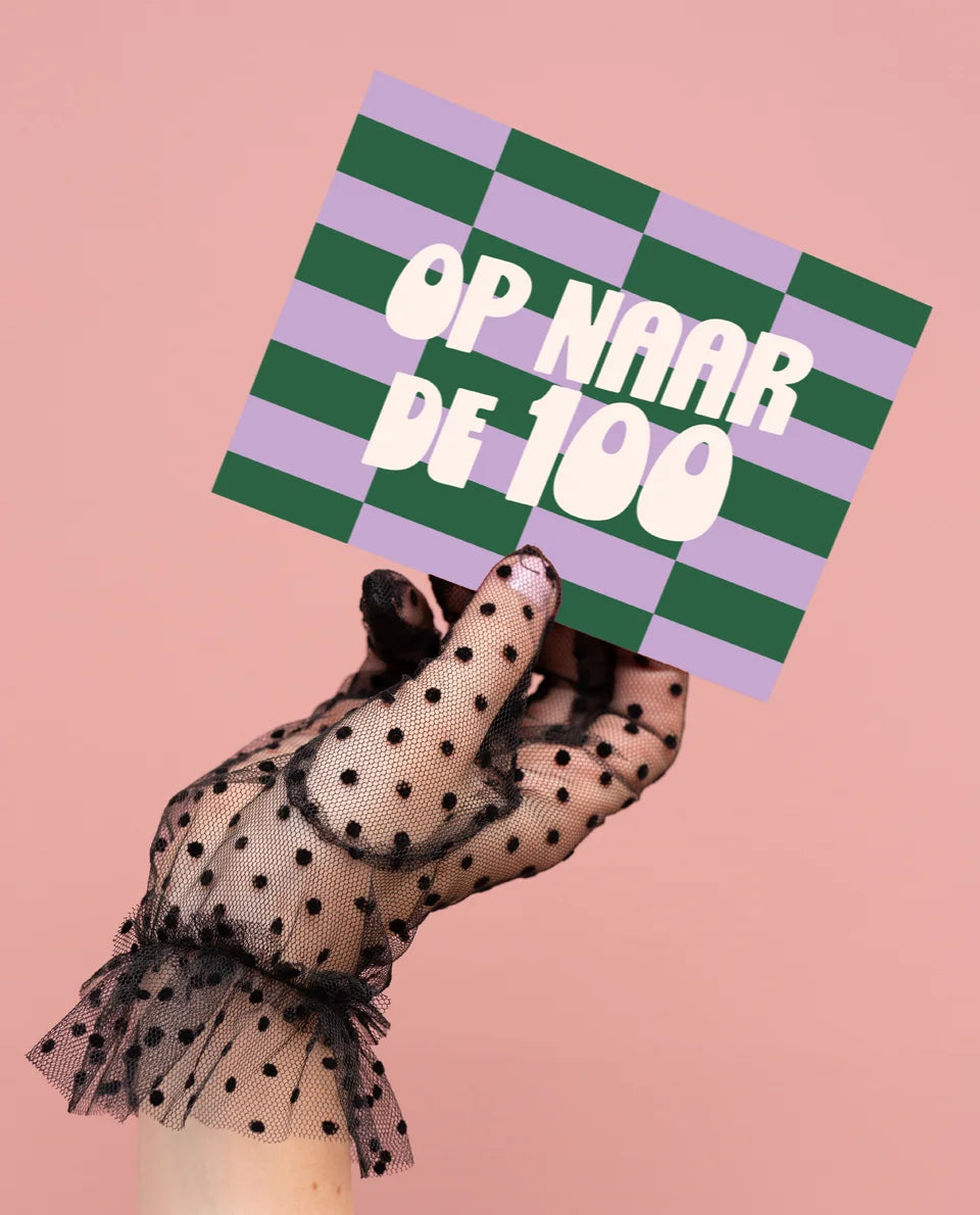Kaartje op naar de 100