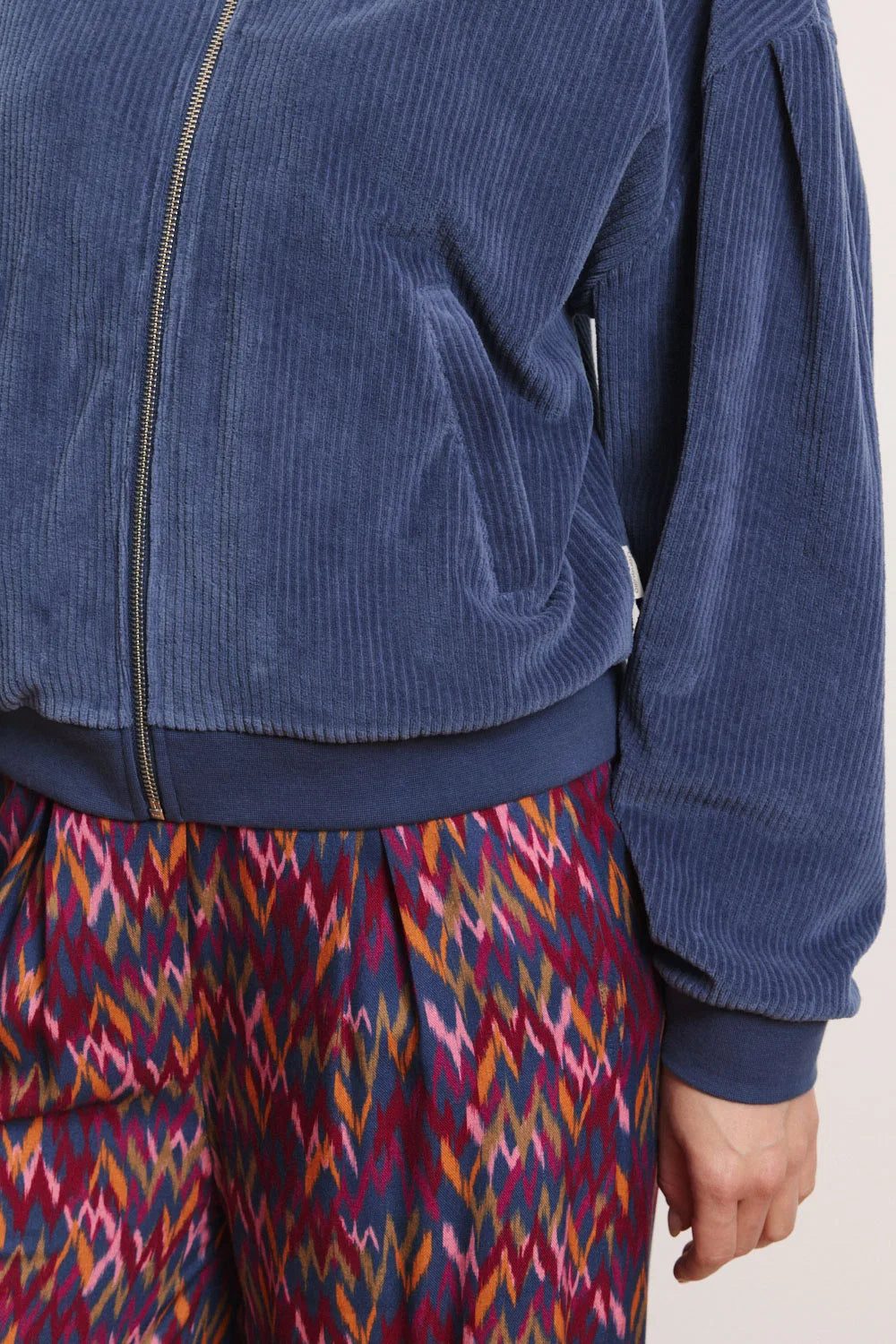 Aminaa Velour Cord Jacket – Organic Cotton