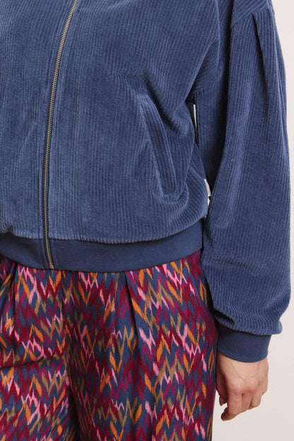 Aminaa Velour Cord Jacket – Organic Cotton