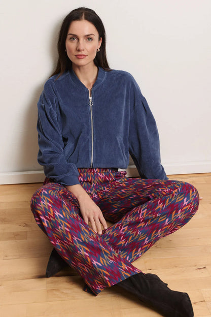 Aminaa Velour Cord Jacket – Organic Cotton