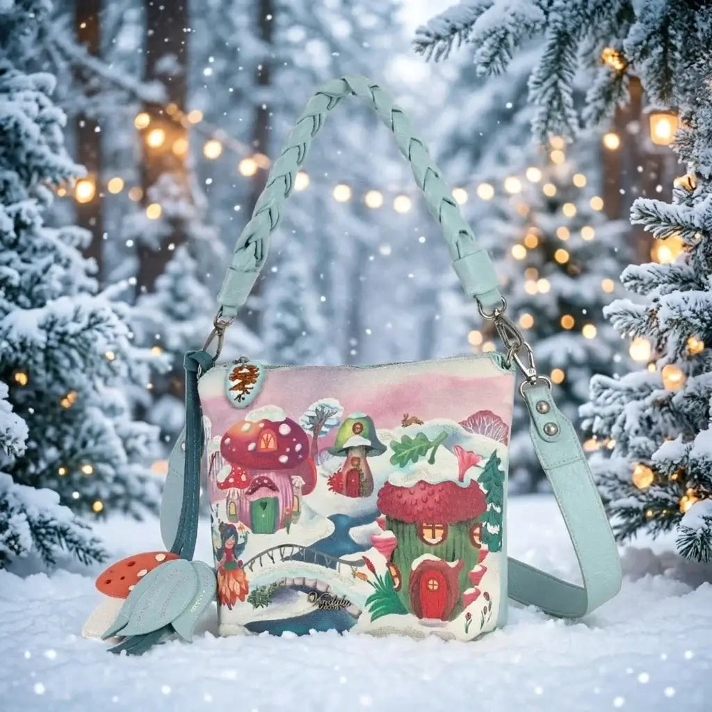 Fairy Village Snowflake Paige Bag