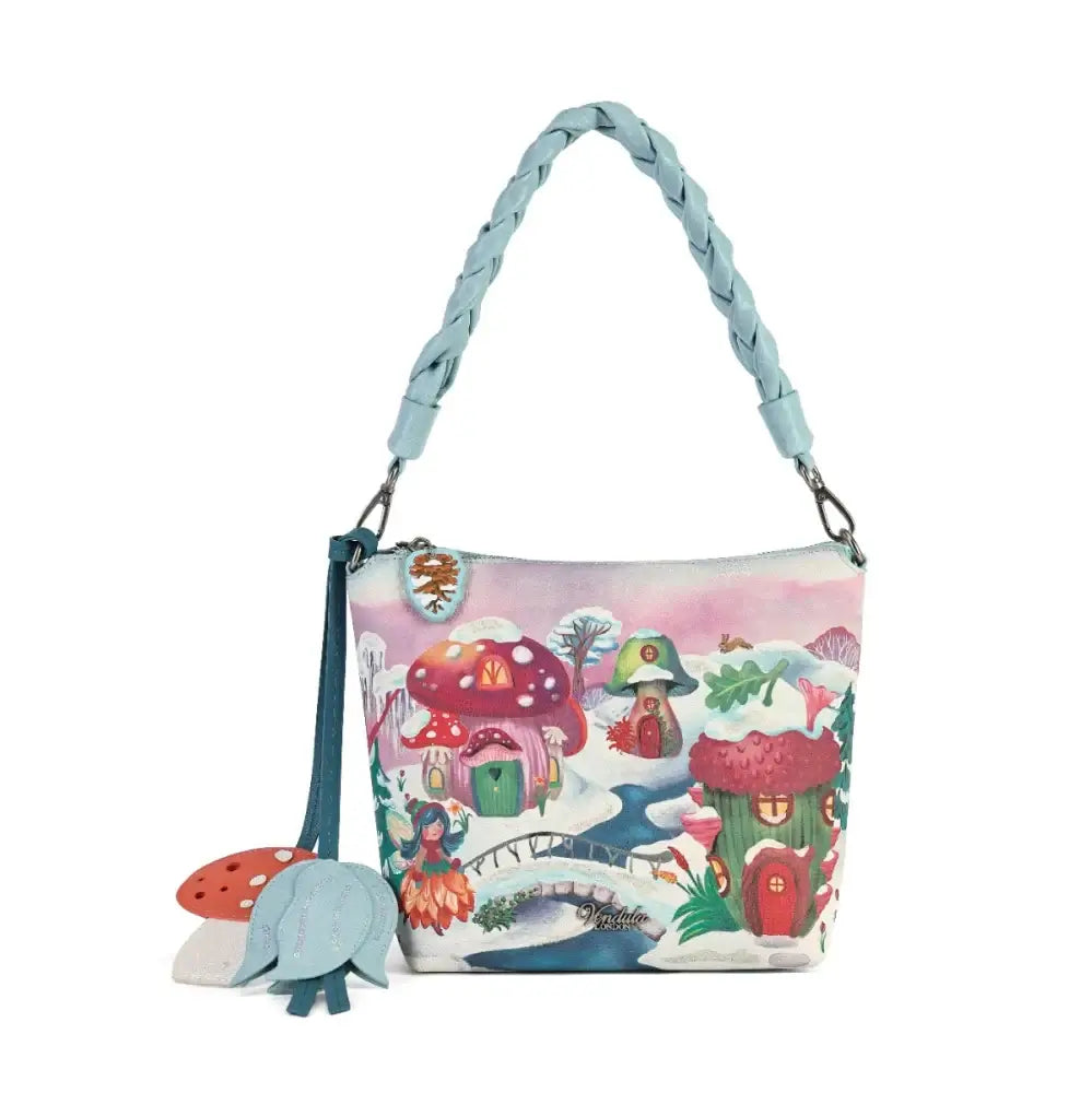 Fairy Village Snowflake Paige Bag