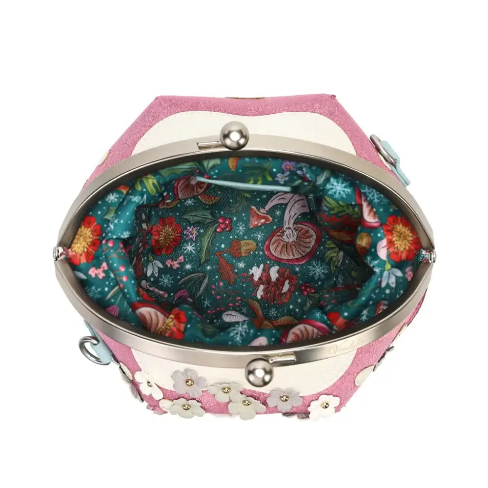 Fairy Village Snowflake Toadstool House Bag