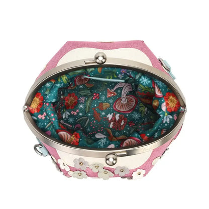 Fairy Village Snowflake Toadstool House Bag