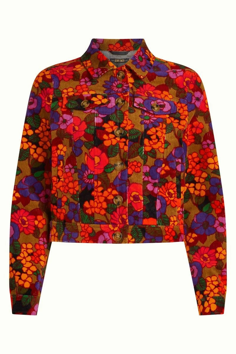 Janey Cropped Jacket Ramone Multi Color