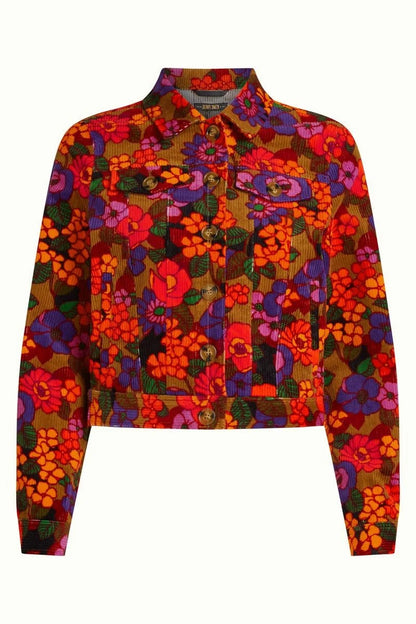 Janey Cropped Jacket Ramone Multi Color