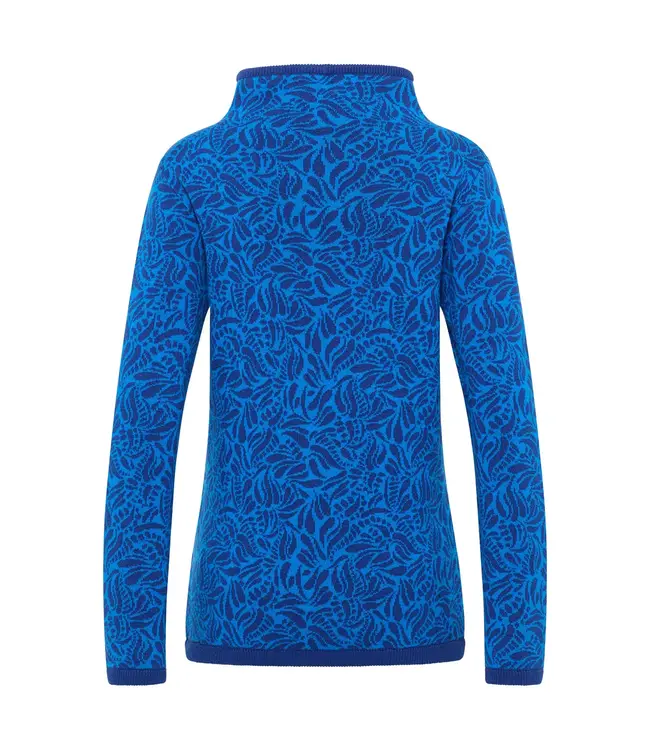 Jaquard jumper  Blue Paisley