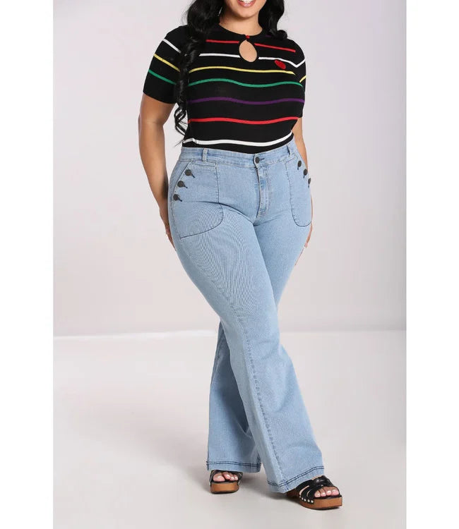 Jill Jeans  Flared  Denim Light