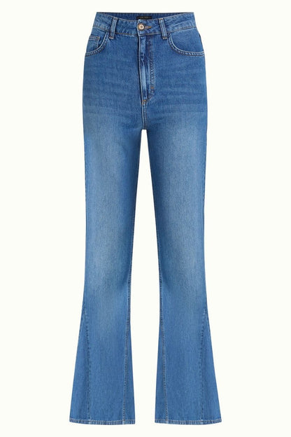 Jimmy Bell Bottom Pants Stone Denim