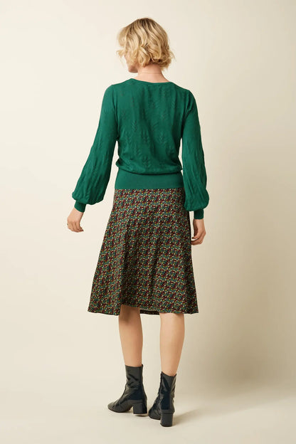 Juno Skirt Mirth Rhubarb Red   Rhubarb Red