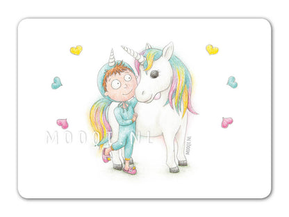 Kaartje Unicorn Liefde
