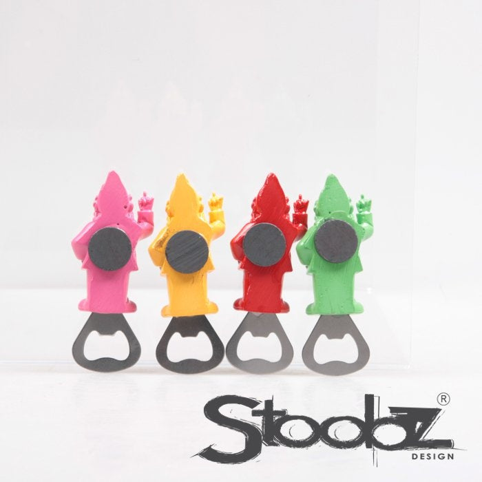 Kabouter Flessenopener Rood Magneet