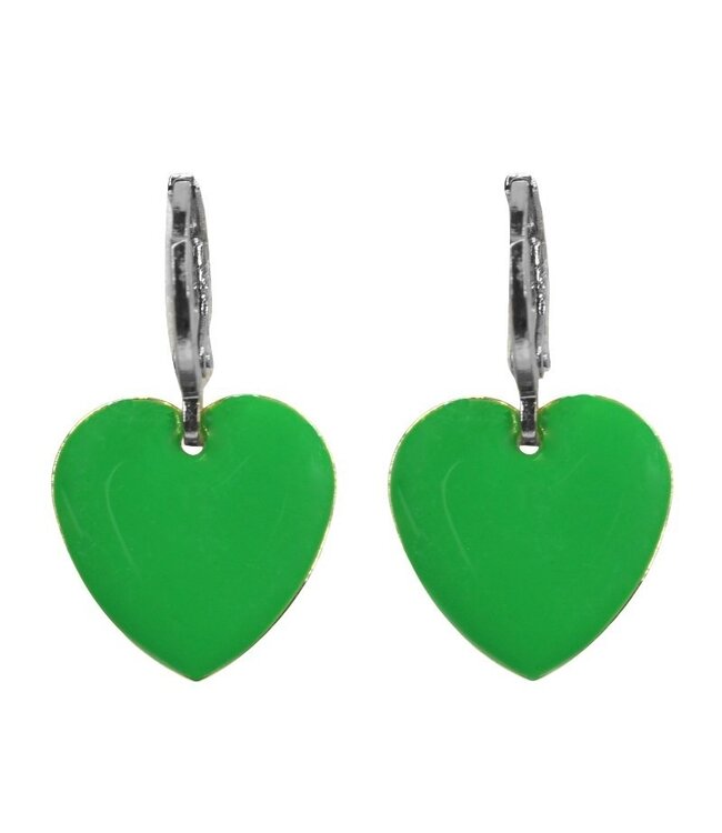 Kelly Green hartjes zilver